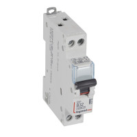 Legrand Автоматический выключатель DX? 6000 - 10 кА - тип характеристики B - 1П+Н - 230/400 В~ - 32 А - 1 модуль, 407478