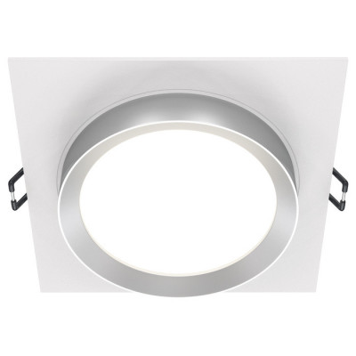 Downlight Hoop Встраиваемый светильник, цвет: Белый с Серебром 1x15W GX53