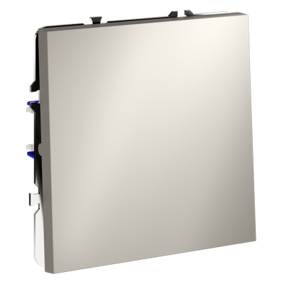 Выключатель встраиваемый VOLTUM S70 одноклавишный 10А, (кашемир), VLS010103