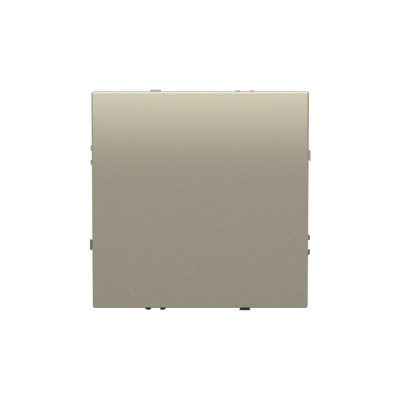 Выключатель встраиваемый VOLTUM S70 одноклавишный 10А, (кашемир), VLS010103