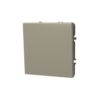 Выключатель встраиваемый VOLTUM S70 одноклавишный 10А, (кашемир), VLS010103