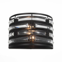 ST LUCE SL665.401.02 Бра ST-Luce Черный/Черный, Прозрачный E14 2*40W