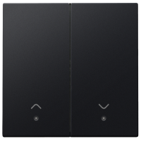 Niko Home Control Черный Накладка управления жалюзи с/п, 161-32006