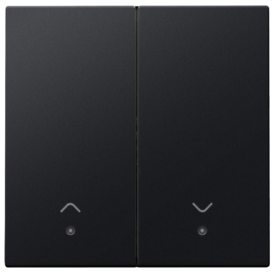 Niko Home Control Черный Накладка управления жалюзи с/п, 161-32006