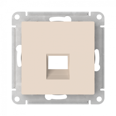 ATN000284 - ATLASDESIGN НАКЛАДКА для информационных функций типа Keystone, БЕЖЕВЫЙ, Systeme Electric