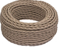 Bironi Провод 2*2,5 Капучино (матовый) 20м, B1-425-716-20