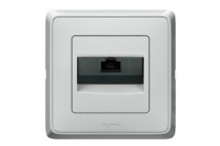 Legrand Компьютерная розетка, цвет - белый, серия Cariva