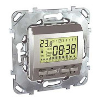 MGU5.505.30ZD - Unica top термостат программируемый, недельный, встроенный термодатчик, алюминий