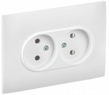 SKANDY Роз. 2-я без з/к/ш 10А в сб. SK-R10W арк. бел. IEK, SK-R20-10-K01-F