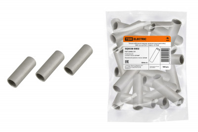 Гильза кабельная медная луженая ГМЛ 2,5-2,6 ГОСТ 23469.3-79 TDM Electric, SQ0538-0002