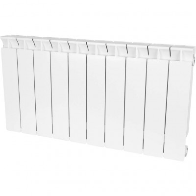 STOUT STYLE 350 10 секций радиатор биметаллический боковое подключение (белый RAL 9010)