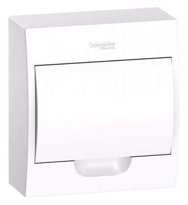 City9 Box корпус навесной с белой дв. 1ряд/8мод, Systeme Electric, EZ9E108P2SRU