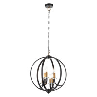 ST LUCE SL1013.423.06 Светильник подвесной ST-Luce Черный, Золото/Черный E14 6*40W