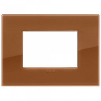 19653.62 - Vimar Накладка CLASSIC на 3 модуля рефлекс карамель