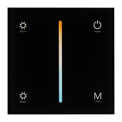 Панель SMART-P21-MIX-G-IN Black (12-24V, 4x3A, Sens, 2.4G) (Arlight, IP20 Пластик, 5 лет), 033765