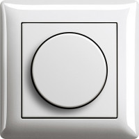 Gira Светорегулятор поворотный, глянцевый белый, серия Standard Gira Светорегулятор поворотный, глянцевый белый, серия Standard