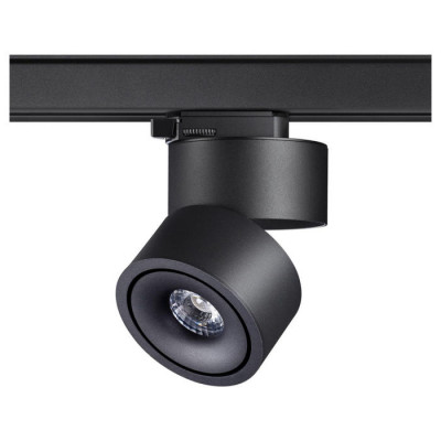 Novotech 358779 PORT NT21 101 черный Трехфазный трековый светодиодный светильник IP20 LED 15W 4000K 1300Лм 100-265V GRODA