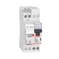 Legrand УЗДП DX3 Stop Arc 1P+N C10A 6000A с автоматическим выключателем, 415929