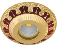 FD1019ROENTR Fede Светильник встраиваемый круглый SMALTO ITALIANO, Ruby Red