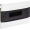 135571 Пластиковый щиток Legrand Practibox S, для встраиваемого монтажа (в полые стены), цвет двери "Дымчатый", 1X12