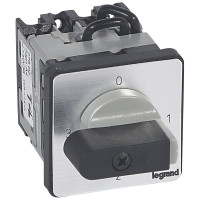 Legrand Трехпозиционный переключатель с положением ''0'' - PR 12 - 1П - 3 контакта - крепление на дверце, 027502