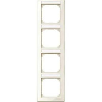 M-Smart Рамка 4-ная с полем для надписи верт., беж.
