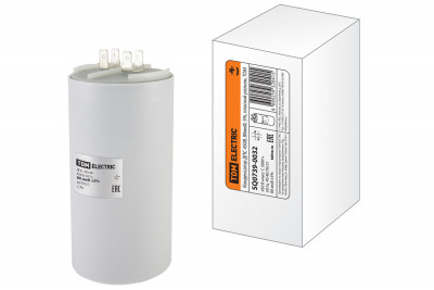Конденсатор ДПС 450В, 80мкФ, 5%, плоский разъем, TDM Electric, SQ0739-0032
