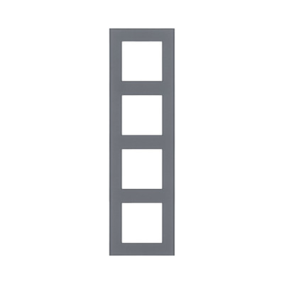 Рамка 4-постовая, стекло серый Kollinger Asthetik AS4GY