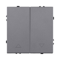 Механизм управления жалюзи 2-клавишный, серый Kollinger Eclipse EC-013GY