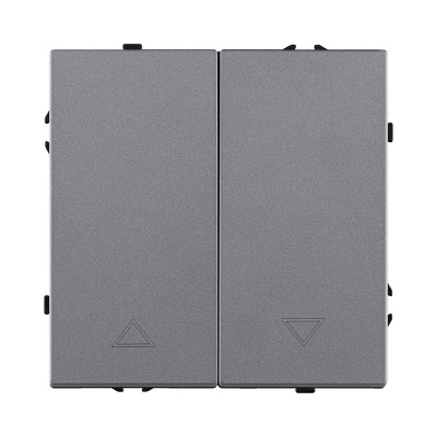 Механизм управления жалюзи 2-клавишный, серый Kollinger Eclipse EC-013GY