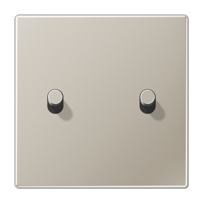 Центральная плата, 1 пост, 2 тумблера, цилиндр; металл; нержавеющая сталь; LS1912, ES12-5R1