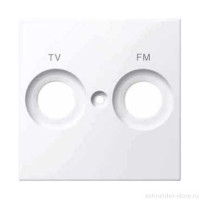 SM Накладка с маркировкой TV/FM, активн. бел. SM Накладка с маркировкой TV/FM, активн. бел.