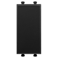 4412991 - ДКС Заглушка модульная, "Avanti", "Черный матовый", 1 модуль