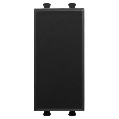 4412991 - ДКС Заглушка модульная, "Avanti", "Черный матовый", 1 модуль