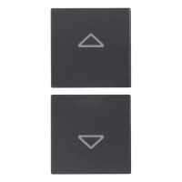 Vimar Две клавиши 1М для автоматизации, с символом "стрелка",серые, 20751.2 Vimar Две клавиши 1М для автоматизации, с символом "стрелка",серые, 20751.2