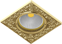 FD1026COB Fede Светильник SAN SEBASTIAN FLAT & SQUARE, Bright Gold