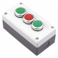 Chint Кнопочный пост NPH1-3006, 1НО+1НЗ +сигн.лампа, AC/DC24В (R), 587074