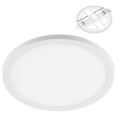 Светильник встраиваемый светодиодный с регулируемым монтажным диаметром (до 100мм) 9W, 4000K ,720Lm, белый, AL508, Feron 29726