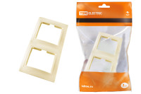 Рамка 2-х постовая вертикальная сл. кость "Таймыр" TDM Electric, SQ1814-0125