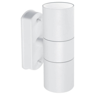 Светильник садово-парковый, 230V 2*GU10, DH0704, белый (на стену), Feron 11673