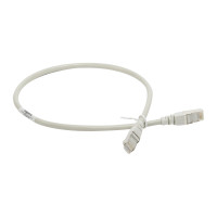 Legrand Шнур коммутационный RJ 45 - категория 5е - F/UTP - PVC - экранированный - 0,5 м - серый, 051814 Legrand Шнур коммутационный RJ 45 - категория 5е - F/UTP - PVC - экранированный - 0,5 м - серый, 051814