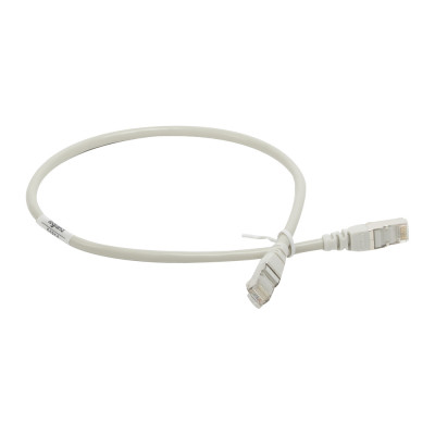 Legrand Шнур коммутационный RJ 45 - категория 5е - F/UTP - PVC - экранированный - 0,5 м - серый, 051814