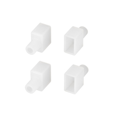 Заглушка WPH-FLEX-0613-SIDE WHITE с отверстием (Arlight, Силикон), 040810