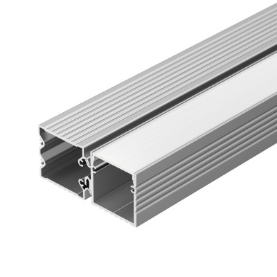 Профиль с экраном ALU-BASE-PW35S-2000 ANOD+FROST AG (Arlight, Металл), 021947