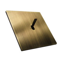 Fontini Выключатель 1-клавишный, цвет бронза,  Fontini, серия Font barcelona 5.1