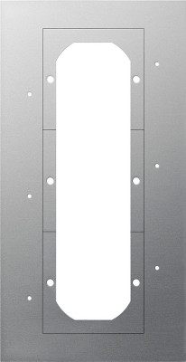 129800 Gira Монтажная плата для плоских домофонов тройная