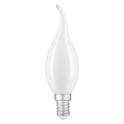 Лампа Gauss Filament Свеча на ветру 9W 610lm 4100К Е14 milky диммируемая LED 1/10/50, 104201209-D