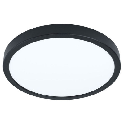 99267 Светодиод. накладной светильник FUEVA 5, 20W (LED), ?285, H28, 2300lm, 3000K, IP44, сталь, чер