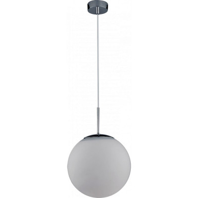Arte Lamp VOLARE, Подвес, цвет арматуры - ХРОМ, цвет плафона/декора - БЕЛЫЙ, 1х60W E27, A1561SP-1CC