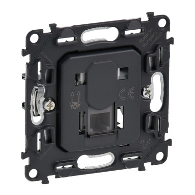 Legrand Valena IN'MATIC.Телефонная розетка RJ11 одиночная, 753068